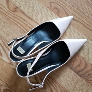 ❤ Zara pointed toes slingback high heels